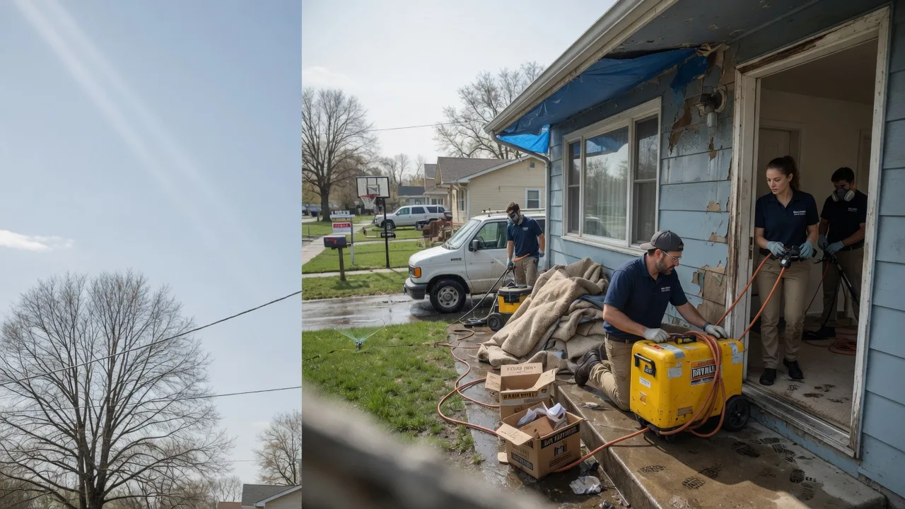 Basement Flood Cleanup in Kiahsville, WV near me